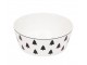 Krémová porcelánová slátová miska se stromky X-Mas Tree - Ø 17,5*6,5 cm Housevitamin