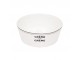 Krémová porcelánová salátová miska Crème de la Crème - Ø 17,5*6,5 cm Housevitamin
