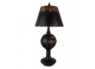 Černá antik kovová lampa Jallia - Ø 35*78 cm E27/ 1*60W