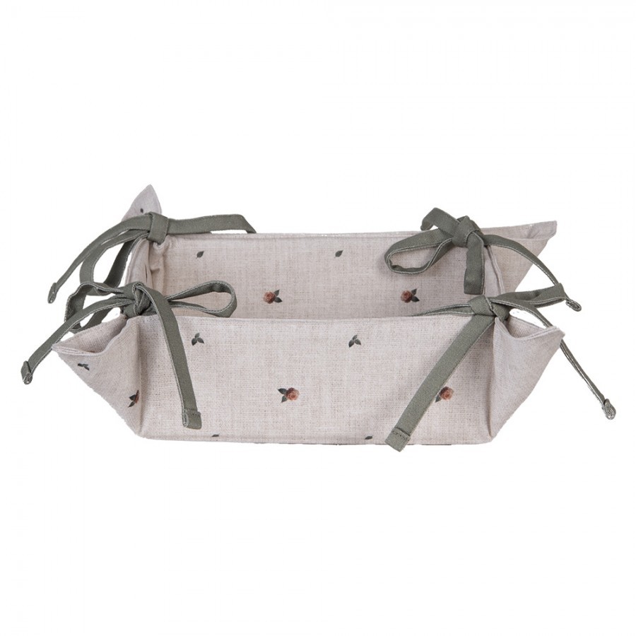 Bavlněný košík na pečivo se zajícem Natural Linen Easter - 35*35*8 cm Clayre & Eef Bavlněný košík na pečivo se zajícem Natural Linen Easter - 35*35*8 cm Clayre & Eef