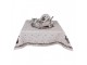 Bavlněný košík na pečivo se zajícem Natural Linen Easter - 35*35*8 cm Clayre & Eef