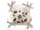 Béžový bavlněný košík na pečivo s květy Gently Blooming - 35*35*8 cm Clayre & Eef