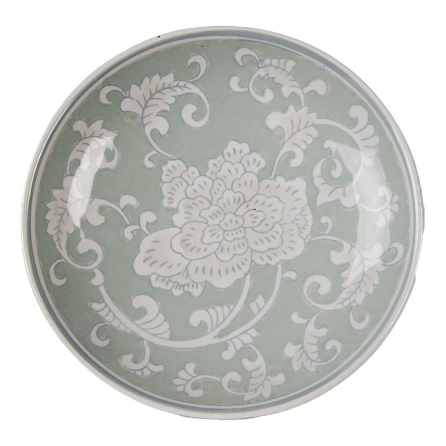 Porcelánová mísa na noze Vintage Unique S - Ø 21*11 cm Clayre & Eef Porcelánová mísa na noze Vintage Unique S - Ø 21*11 cm Clayre & Eef