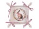 Košík na pečivo zajíc s květy Easter Whispers Collection - 35*35*8 cm Clayre & Eef