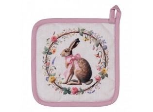 Chňapka - podložka zajíc s květy Easter Whispers Collection - 20*20 cm