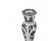 Porcelánový svícen s modrými květy Vintage Unique S - Ø 11*21 cm Clayre & Eef