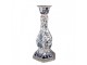 Porcelánový svícen s modrými květy Vintage Unique L - Ø 18*36 cm Clayre & Eef