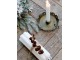 Bílá úzká svíčka dinner white - Ø 2*18cm / 7h Chic Antique
