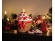 Hnědá keramická dóza s mašlí Cupcake - 18*16*20 cm Clayre & Eef