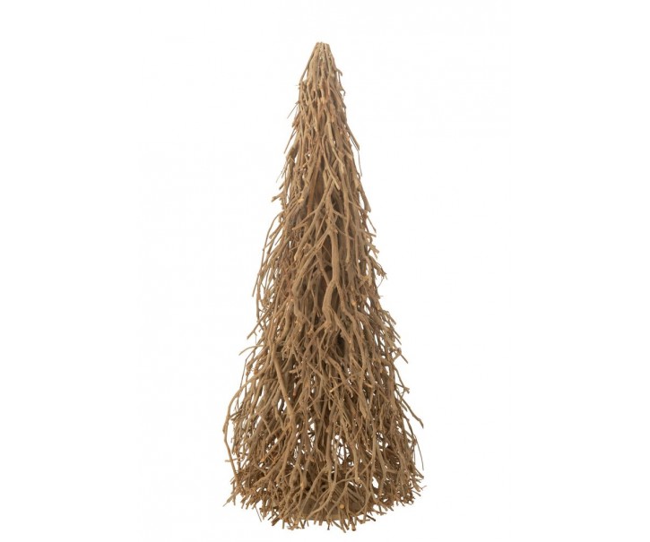 Přírodní dřevěný stromek Teatree Wood - Ø 47*120 cm J-Line by Jolipa