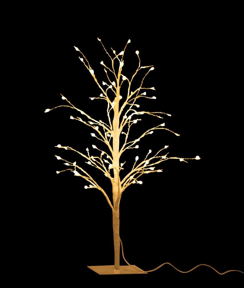 Dekorace bílý svítící stromeček Tree Bare Led S - Ø 20*57 cm J-Line by Jolipa Dekorace bílý svítící stromeček Tree Bare Led S - Ø 20*57 cm J-Line by Jolipa