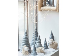Dekorace bílý svítící stromeček Tree Bare Led M - Ø 80*100 cm
