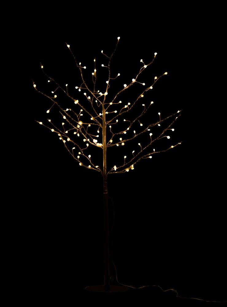 Dekorace černý svítící stromeček Tree Bare Led M - Ø 80*100 cm J-Line by Jolipa Dekorace černý svítící stromeček Tree Bare Led M - Ø 80*100 cm J-Line by Jolipa