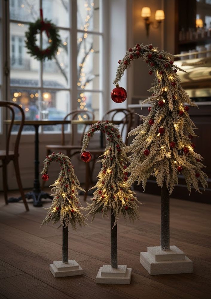 Vánoční zasněžený stromek s Led světýlky Xmas S - 15*15*45 cm J-Line by Jolipa Vánoční zasněžený stromek s Led světýlky Xmas S - 15*15*45 cm J-Line by Jolipa