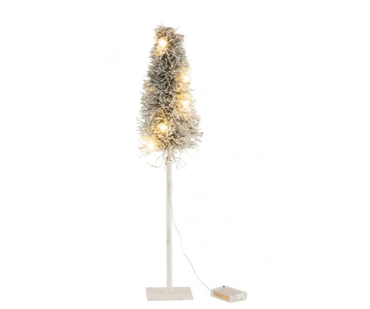 Vánoční zasněžený stromek s Led světýlky Branch M - 13*13*58 cm J-Line by Jolipa