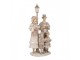 Béžová vánoční dekorace sbor Christmas Choir - 15*11*30 cm Clayre & Eef