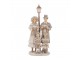 Béžová vánoční dekorace sbor Christmas Choir - 15*11*30 cm Clayre & Eef