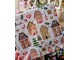 Krémové papírové ubrousky domečky Christmas - 33*33 cm (20ks) Ostatn&iacute;