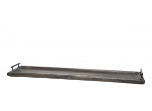 Dlouhý úzký dřevěný servírovací podnos s uchy Tours Tray - 90*20*8 cm