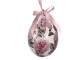 6ks dekorace závěsné vajíčko s růžemi Spring Egg - Ø 7*10 cm Clayre & Eef