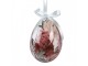 6ks dekorace závěsné vajíčko s růžemi Spring Egg - Ø 7*10 cm Clayre & Eef