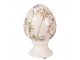 Vajíčko na podstavci s lučními květy Flowers of Love S - Ø 9*14 cm Clayre & Eef