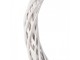 Bílý antik ratanový věnec Wreath Rattan XXS - Ø 10*2 cm Clayre & Eef