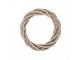 Přírodní šedý ratanový věnec Rattan XXS - Ø 10*2 cm Clayre & Eef