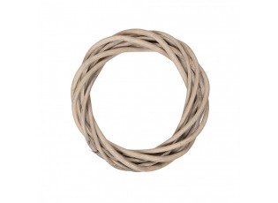 Přírodní šedý ratanový věnec Rattan XXS - Ø 10*2 cm