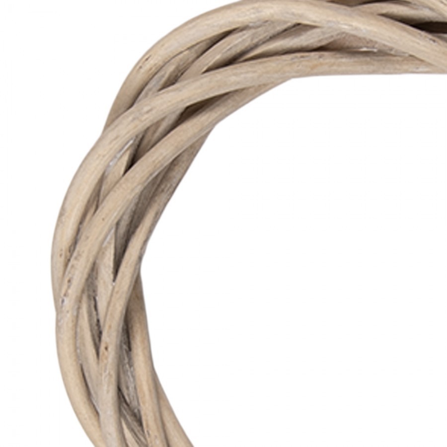 Přírodní šedý ratanový věnec Rattan XXS - Ø 10*2 cm Clayre & Eef Přírodní šedý ratanový věnec Rattan XXS - Ø 10*2 cm Clayre & Eef