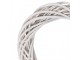 Přírodní bílý ratanový věnec Rattan S - Ø 30*6 cm Clayre & Eef