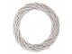 Přírodní bílý ratanový věnec Rattan L - Ø 50*9cm Clayre & Eef
