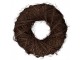Masivní přírodní proutěný hnědý věnec Wreath XL - Ø 80*23 cm Clayre & Eef