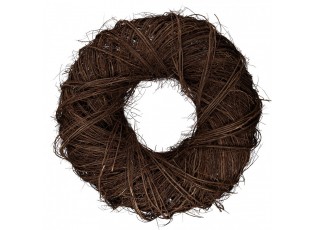 Masivní přírodní proutěný hnědý věnec Wreath XL - Ø 80*23 cm