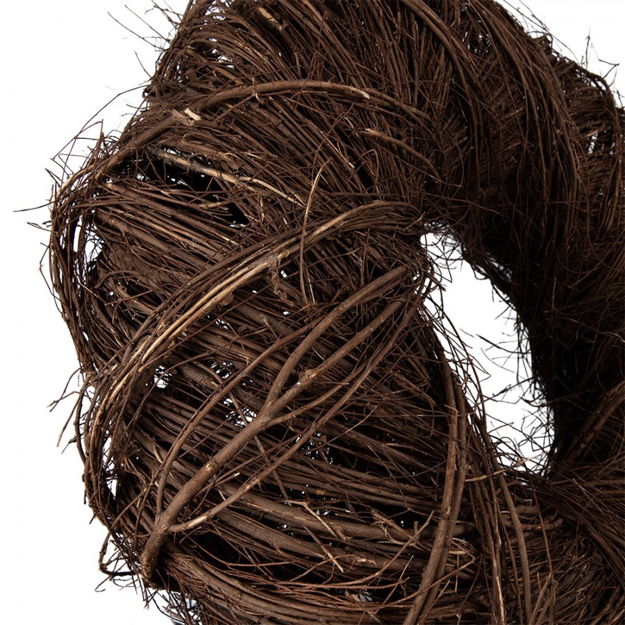 Masivní přírodní proutěný hnědý věnec Wreath XL - Ø 80*23 cm Clayre & Eef Masivní přírodní proutěný hnědý věnec Wreath XL - Ø 80*23 cm Clayre & Eef