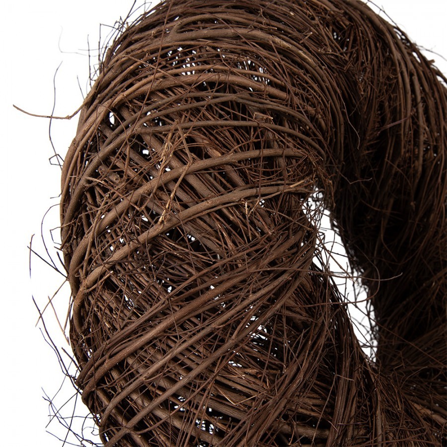 Masivní přírodní proutěný hnědý věnec Wreath L - Ø 60*18 cm Clayre & Eef Masivní přírodní proutěný hnědý věnec Wreath L - Ø 60*18 cm Clayre & Eef