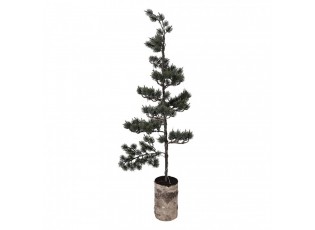 Dekorativní svítící jehličnatý stromek na podstavci Bonsai Tree LED L - 30*35*100 cm / 3*AAA