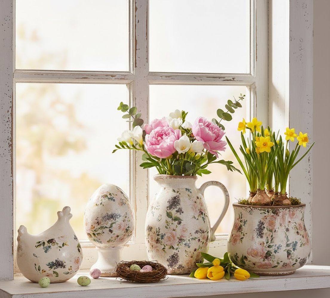 Béžová keramická slepička s růžemi Rosina - 12*11*13 cm Clayre & Eef Béžová keramická slepička s růžemi Rosina - 12*11*13 cm Clayre & Eef