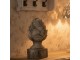 Béžovo-hnědá antik dekorace busta šiška - Ø 19*35 cm Clayre & Eef