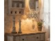 Béžová antik kovová lampa Camille - Ø 41*69 cm E27/ma* 1*60W Clayre & Eef