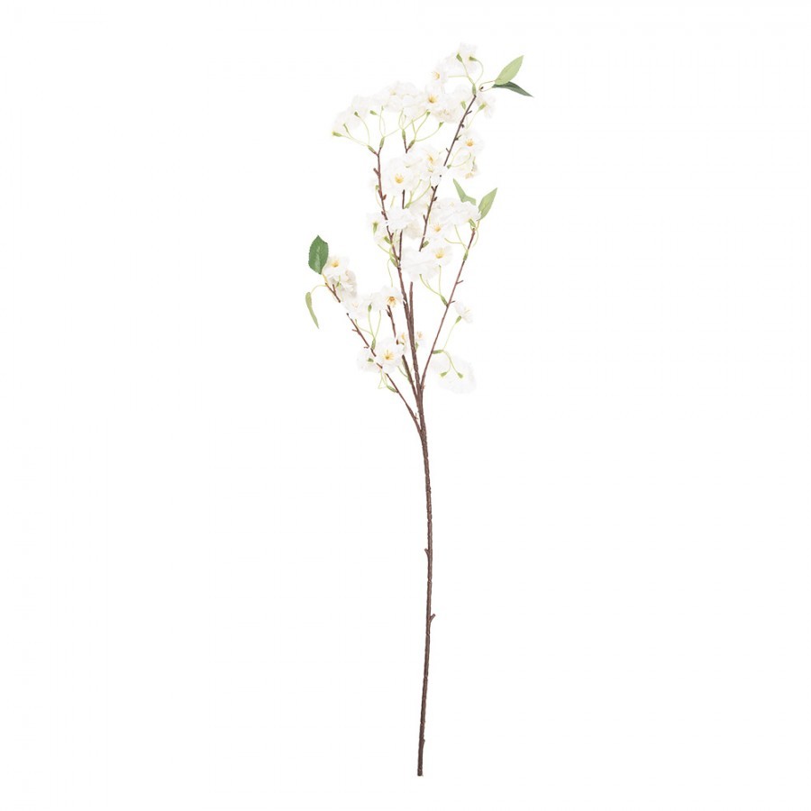 Větvička třešeň s bílými květy Cherry Blossom - 10*12*90 cm Clayre & Eef Větvička třešeň s bílými květy Cherry Blossom - 10*12*90 cm Clayre & Eef