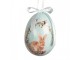 9ks dekorace barevné závěsné vajíčko s králíčky a kuřátky Spring Egg - Ø 5*8 cm Clayre & Eef