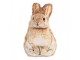 Dekorační plyšový polštářek ve tvaru králíčka - 13*5*25 cm Clayre & Eef