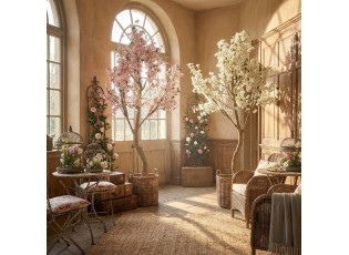 Dekorační strom třešeň s růžovými květy Cherry Blossom - 130*130*250 cm