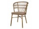 Venkovní bistro židle La Rochelle s výpletem - 62*53*82 cm Chic Antique