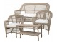 Zahradní nábytek s výpletem pohovka židle stůl La Rich - 127*71*86 cm Chic Antique