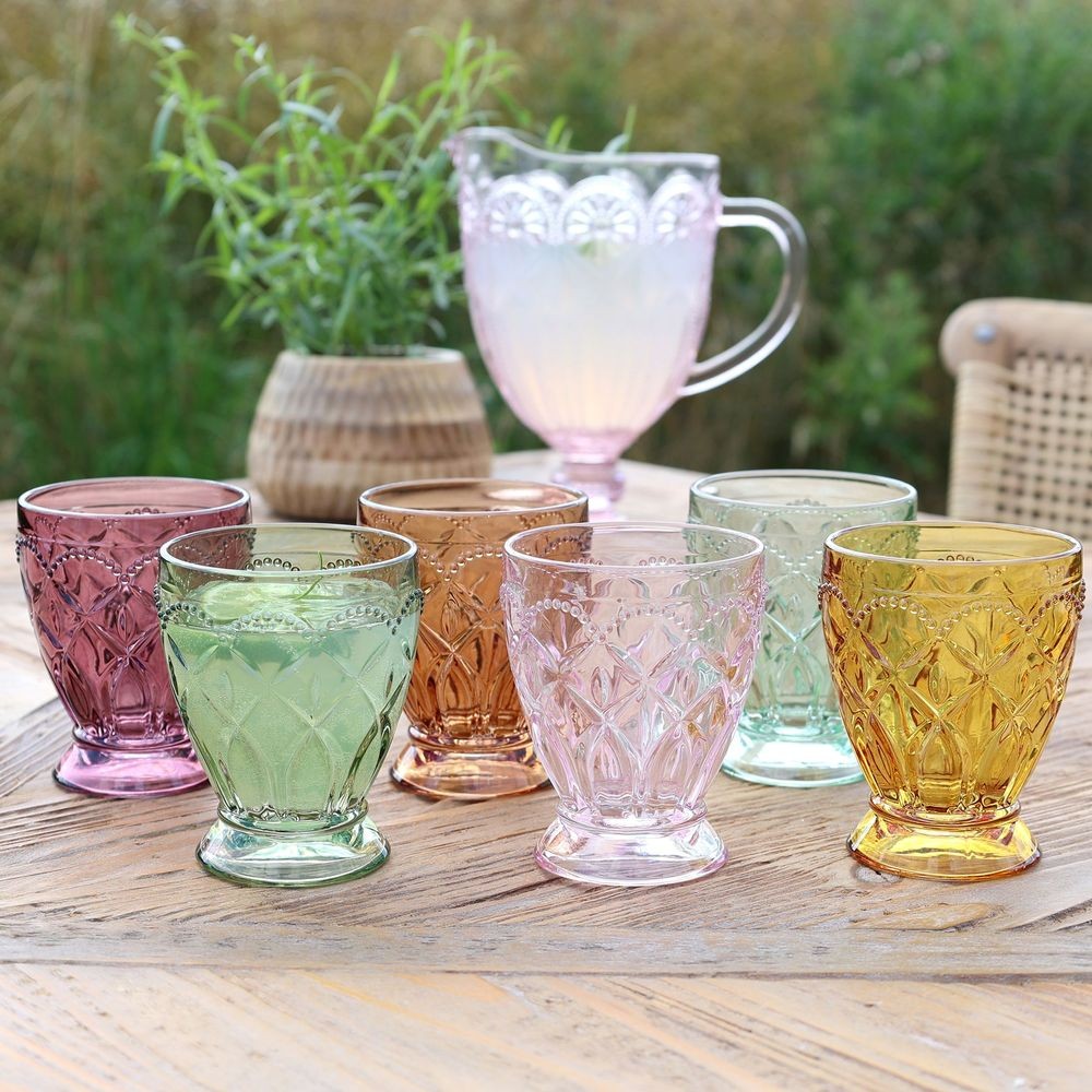 Set 6ks barevných skleniček na vodu Saint-Émilion - Ø 8*10 cm / 200ml Chic Antique Set 6ks barevných skleniček na vodu Saint-Émilion - Ø 8*10 cm / 200ml Chic Antique