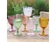Set 6ks barevných skleniček na víno Saint-Émilion - Ø 8*15 cm / 250ml Chic Antique