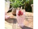 Růžová vysoká sklenička na drink Saint-Émilion - Ø 8*15 cm / 350ml Chic Antique