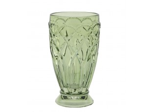 Zelená vysoká sklenička na drink Saint-Émilion - Ø 8*15 cm / 350ml